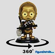 C3PO Cosbaby cosb690 - Star Wars The Riso of Skywalker - Hot Toys