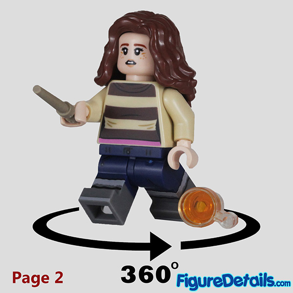 Lego Hermione Granger Minifigure 360 Degree Review 7
